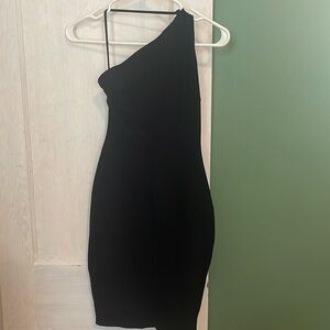 Black stretchy dress